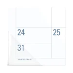 AT-A-GLANCE Academic Large Print Desk Pad, 21.75 x 17, WhiteBlue Sheets, 12 Month (July to June) 2024 to 2025 (AAGSKLPAY32)