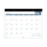 AT-A-GLANCE Academic Large Print Desk Pad, 21.75 x 17, WhiteBlue Sheets, 12 Month (July to June) 2024 to 2025 (AAGSKLPAY32)