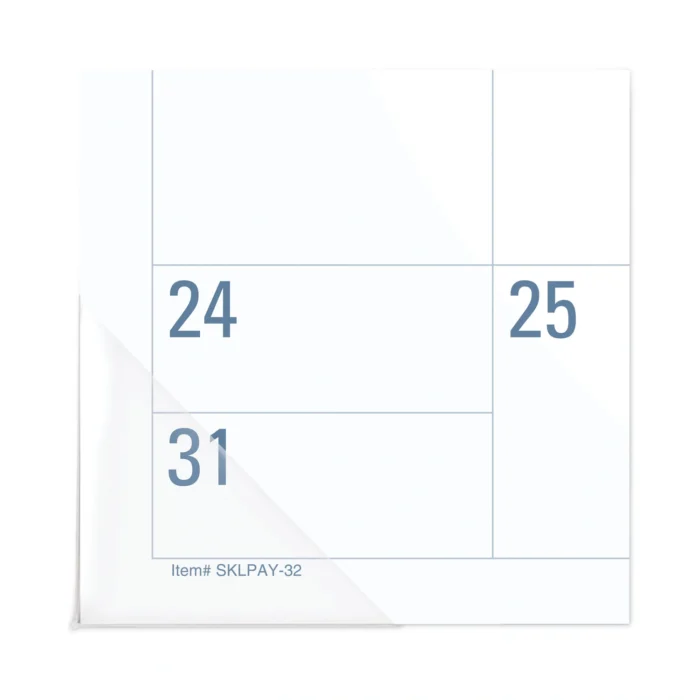 AT-A-GLANCE Academic Large Print Desk Pad, 21.75 x 17, WhiteBlue Sheets, 12 Month (July to June) 2024 to 2025 (AAGSKLPAY32)