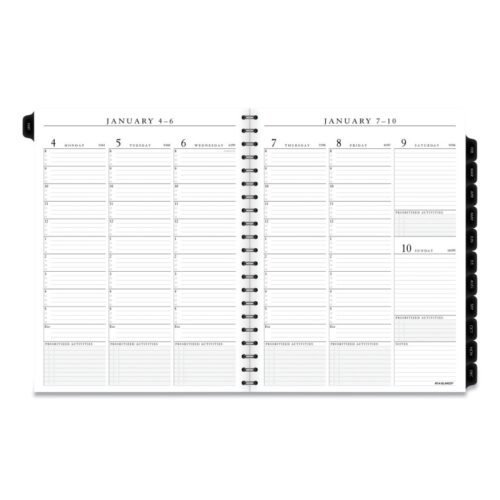 AT-A-GLANCE Executive WeeklyMonthly Planner Refill with 15-Minute Appointments, 11 x 8.25, White Sheets, 12-Month (Jan to Dec) 2025 (AAG7091110)