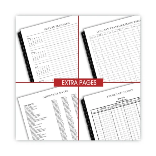 AT-A-GLANCE Executive WeeklyMonthly Planner Refill with Hourly Appointments, 8.75 x 6.88, White Sheets, 12-Month (Jan to Dec) 2025 (AAG7090810)