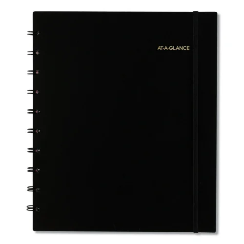 AT-A-GLANCE Move-A-Page Academic WeeklyMonthly Planners, 11 x 9, Black Cover, 12-Month (July to June) 2024 to 2025 (AAG70957E05)