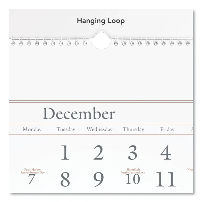 AT-A-GLANCE Three-Month Reference Wall Calendar, 12 x 27, White Sheets, 15-Month Dec 2024 to Feb 2026 (AAGSW11528)