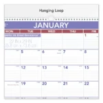AT-A-GLANCE Two-Month Wall Calendar, 22 x 29, WhiteBlueRed Sheets, 12-Month (Jan to Dec) 2025 (AAGPM928)