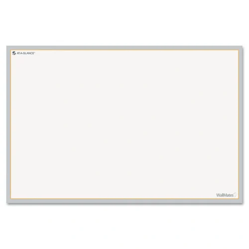 AT-A-GLANCE WallMates Self-Adhesive Dry Erase WritingPlanning Surface, 36 x 24, WhiteGrayOrange Sheets, Undated (AAGAW601028)