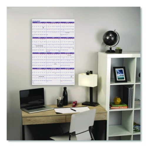 AT-A-GLANCE Yearly Wall Calendar, 24 x 36, White Sheets, 12-Month (Jan to Dec) 2025 (AAGPM1228)