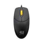 Adesso iMouse W3 Waterproof Antimicrobial Mouse with Magnetic Scroll Wheel, USB 2.0, LeftRight Hand Use, Black (ADEIMOUSEW3)