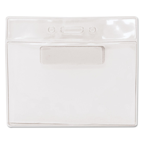 Advantus Magnetic-Style Name Badge Kits, Horizontal, Clear 4.5 x 3.25 Holder, 4.13 x 3 Insert, 20Pack (AVT97071)