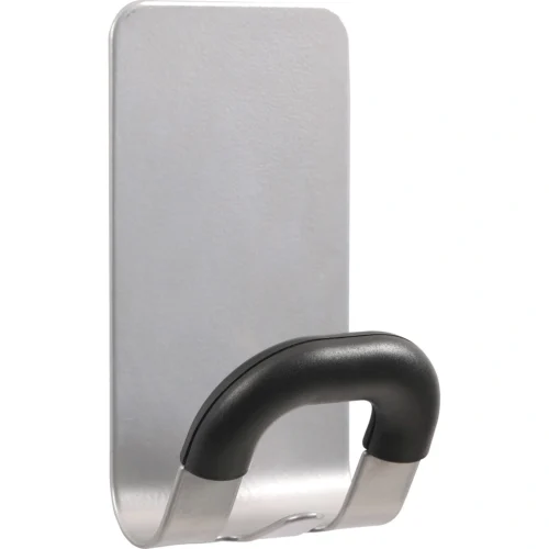 Alba Magnetic Coat Peg, ABSMagnetSteel, BlackSilver, Supports 11 lbs (ABAPMMAG2M)