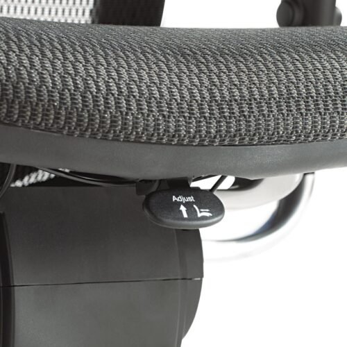 Alera Alera EQ Series Ergonomic Multifunction Mid-Back Mesh Chair, Supports Up to 250 lb, Black (ALEEQA42ME10B)