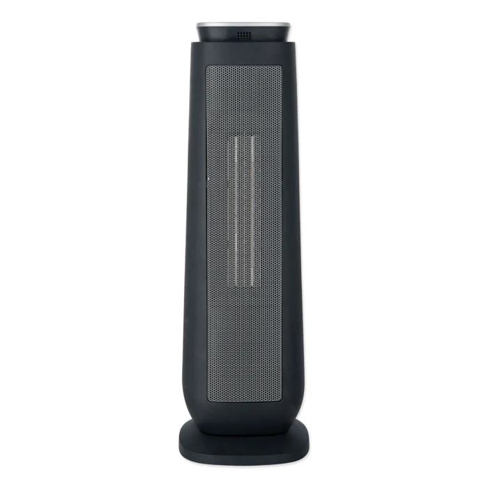 Alera Ceramic Heater Tower with Remote Control, 1,500 W, 7.17 x 7.17 x 22.95, Black (ALEHECT24)