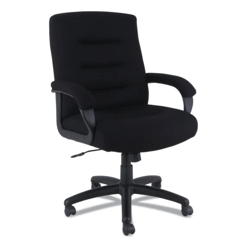 Alera Kesson Series Mid-Back Office Chair, Supports Up to 300 lb, 18.03 to 21.77 Seat Height, Black (ALEKS4210)