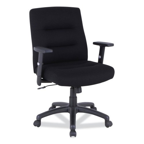 Alera Kesson Series Petite Office Chair, Supports Up to 300 lb, 17.71 to 21.65 Seat Height, Black (ALEKS4010)