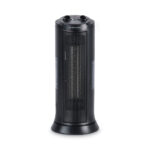 Alera Mini Tower Ceramic Heater, 1,500 W, 7.37 x 7.37 x 17.37, Black (ALEHECT17)