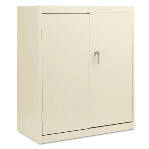 Alera Standard Assembled Storage Cabinet, 36w x 18d x 42h, Putty (ALECME4218PY)