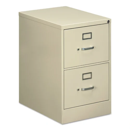 Alera Two-Drawer Economy Vertical File, 2 Legal-Size File Drawers, Putty, 18 x 25 x 28.38 (ALEHVF1929PY)