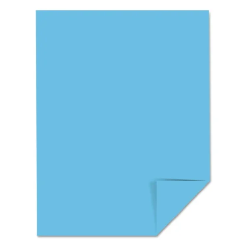 Astrobrights Color Cardstock, 65 lb Cover Weight, 8.5 x 11, Lunar Blue, 250Pack (WAU22721)