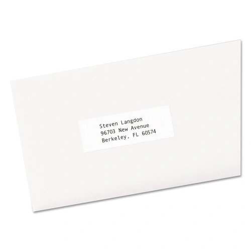 Avery Copier Mailing Labels, Copiers, 1 x 2.81, White, 33Sheet, 500 SheetsBox (AVE5334)