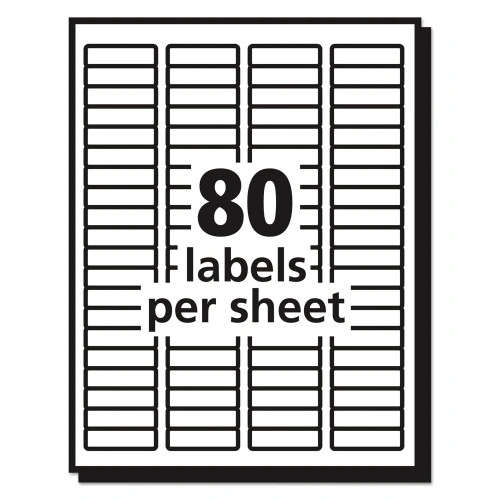 Avery Matte Clear Shipping Labels, Inkjet Printers, 8.5 x 11, Clear, 25Pack (AVE8665) (4)