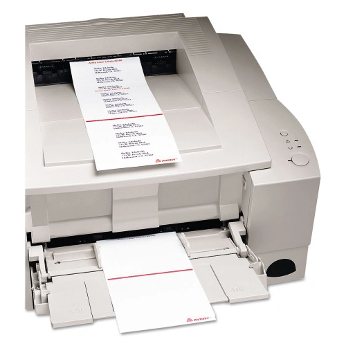 Avery Mini-Sheets Mailing Labels, InkjetLaser Printers, 1 x 2.63, White, 8Sheet, 25 SheetsPack (AVE2160)