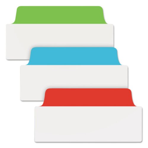 Avery Ultra Tabs Repositionable Tabs, Wide and Slim 3 x 1.5, 13-Cut, Assorted Colors, 24Pack (AVE74775)