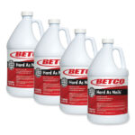 Hard As Nails Floor Finish, 1 gal Bottle, 4/Carton (BET6590400)