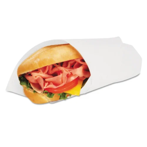 Bagcraft Grease-Resistant Paper Wraps and Liners, 14 x 14, White, 1,000Box, 4 BoxesCarton (BGC057014)