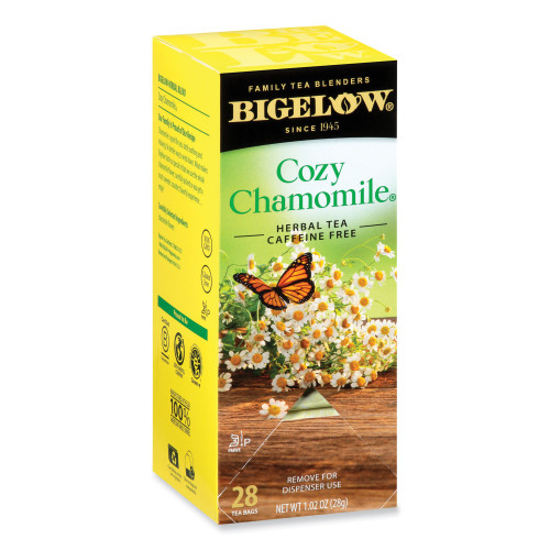 Bigelow Single Flavor Tea, Cozy Chamomile, 28 BagsBox (BTC00401)