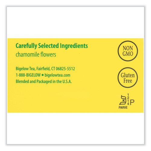 Bigelow Single Flavor Tea, Cozy Chamomile, 28 BagsBox (BTC00401)