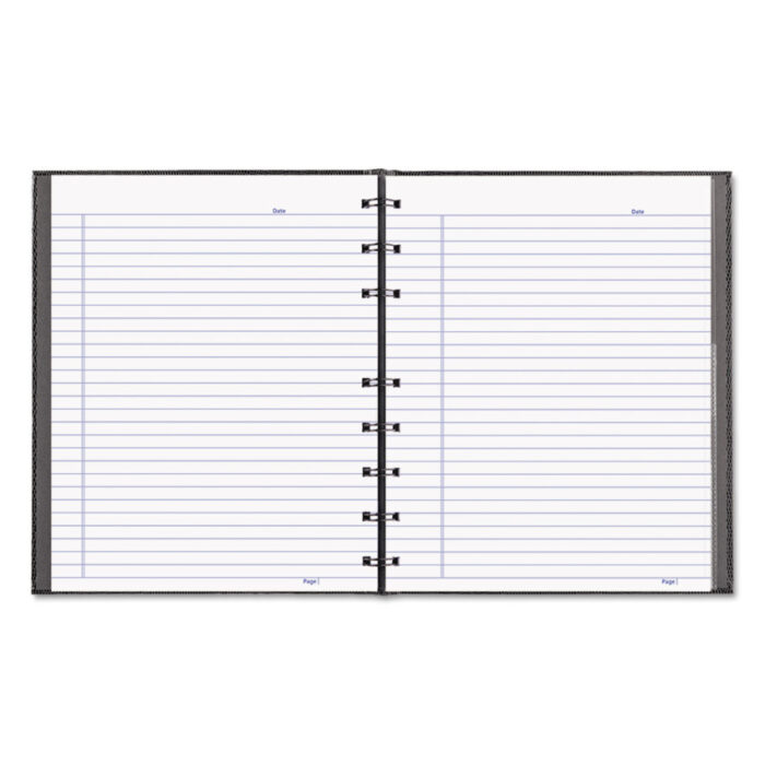 Blueline NotePro Notebook, 1-Subject, Narrow Rule, Black Cover, (75) 9.25 x 7.25 Sheets (REDA7150BLK)