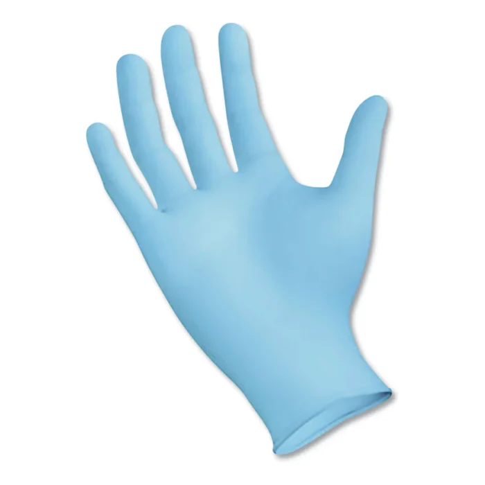 Boardwalk Disposable Examination Nitrile Gloves, Medium, Blue, 5 mil, 100Box (BWK382MBXA)