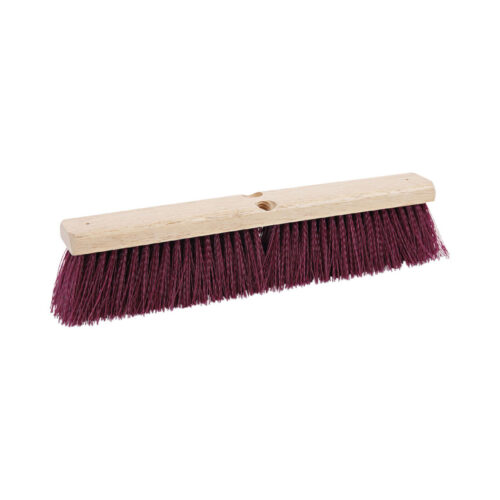 Boardwalk Floor Brush Head, 3 Maroon Heavy-Duty Polypropylene Bristles, 18 Brush (BWK20318)