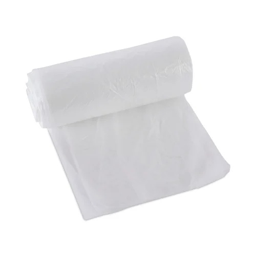 Boardwalk High-Density Can Liners, 10 gal, 6 mic, 24 x 23, Natural, Perforated Roll, 50 BagsRoll, 20 RollsCarton (BWK242306)