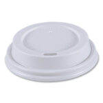 Boardwalk Hot Cup Lids, Fits 8 oz Hot Cups, White, 50Sleeve, 20 SleevesCarton (BWKHOTWH8)