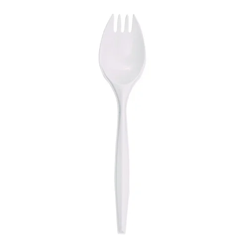 Boardwalk Mediumweight Polypropylene Cutlery, Spork, White, 1000Carton (BWKSPORK)
