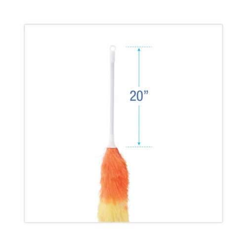 Boardwalk Polywool Duster w20 Plastic Handle, Assorted Colors (BWK9441)