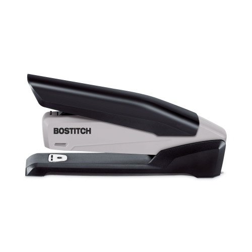 Bostitch EcoStapler Spring-Powered Desktop Stapler with Antimicrobial Protection, 20-Sheet Capacity, GrayBlack (ACI1710)