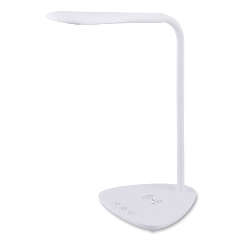 Bostitch Flexible Wireless Charging LED Desk Lamp, 12.88 High, White (BOSVLED1816BOS)