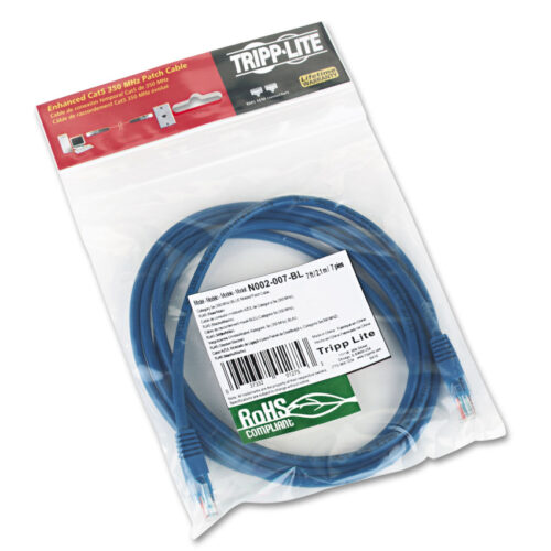 CAT5e 350 MHz Molded Patch Cable, 7 ft, Blue (TRPN002007BL)