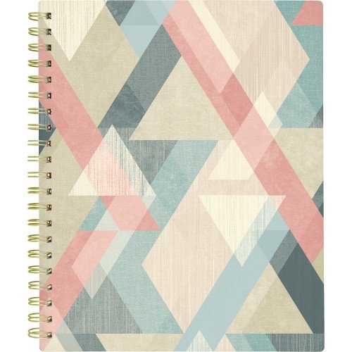 Cambridge Triad WeeklyMonthly Planner, Geometric Artwork, 11 x 9.25, Multicolor Cover, 12-Month (Jan to Dec) 2025 (AAG1728905)