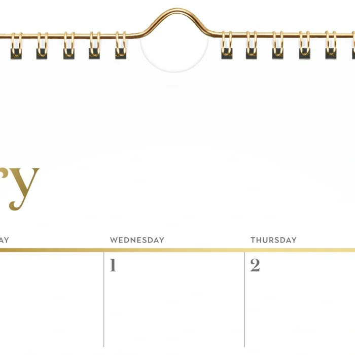 Cambridge WorkStyle Monthly Wall Calendar, 15 x 12, WhiteGold Sheets, 12-Month (Jan to Dec) 2025 (AAG1606707)