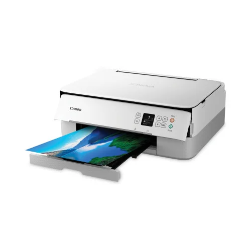 Canon PIXMA TR7020a WH Wireless All-in-One Inkjet Printer, CopyPrintScan, White (CNM4460C072)