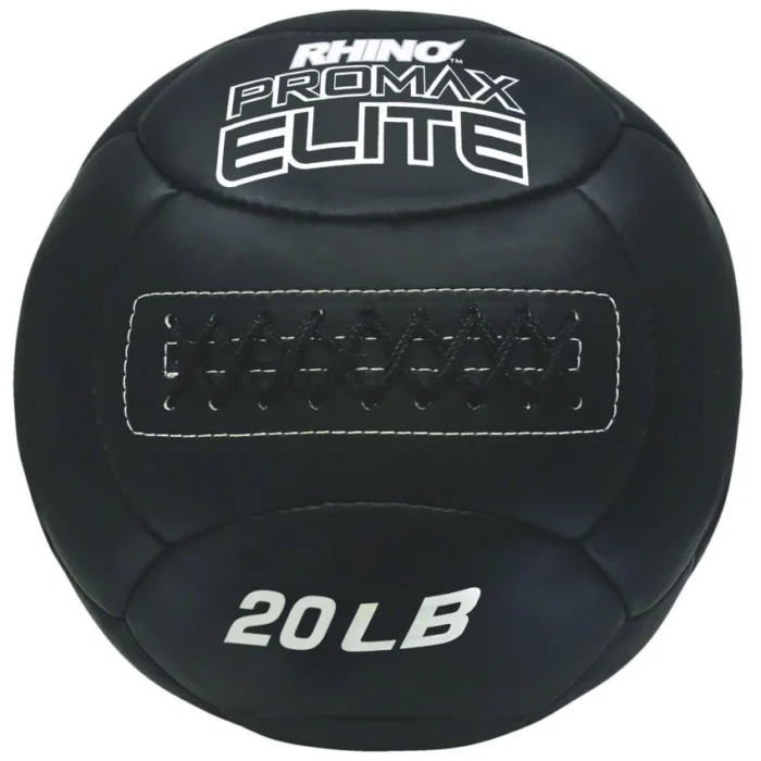 Champion Sports Rhino Promax Elite Medicine Ball, 20 lb, Black (CSIPRX20)