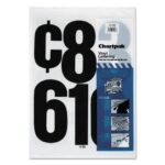 Chartpak Press-On Vinyl Numbers, Self Adhesive, Black, 6h, 21Pack (CHA01198) (2)