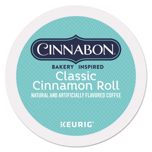 Classic Cinnabon Classic Cinnamon Roll Coffee K-Cups, 24Box (GMT6305)