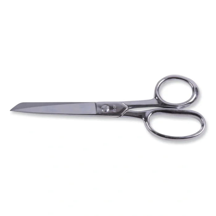 Clauss Hot Forged Carbon Steel Shears, 8 Long, 3.88 Cut Length, Straight Nickel Handle (ACM10257)