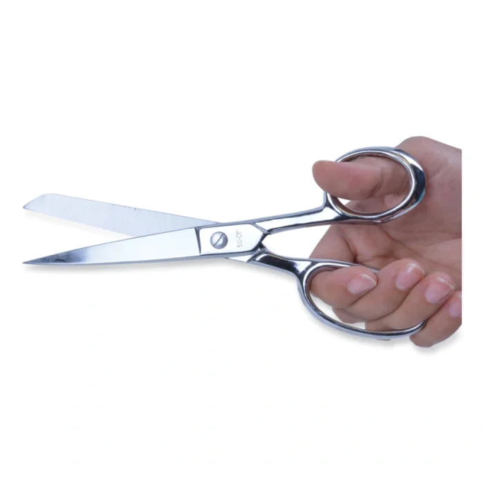 Clauss Hot Forged Carbon Steel Shears, 8 Long, 3.88 Cut Length, Straight Nickel Handle (ACM10257)