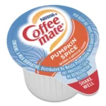 Coffee mate Liquid Coffee Creamer, Pumpkin Spice, 0.38 oz Mini Cups, 50Box (NES75520)