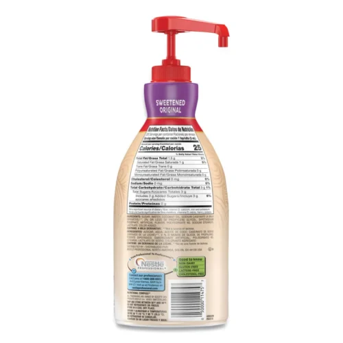 Coffee mate Liquid Coffee Creamer, Sweetened Original, 1500mL Pump Dispenser (NES13799)