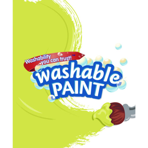 Crayola Artista II Washable Tempera Paint, Yellow, 32 oz Bottle (CYO543132034)